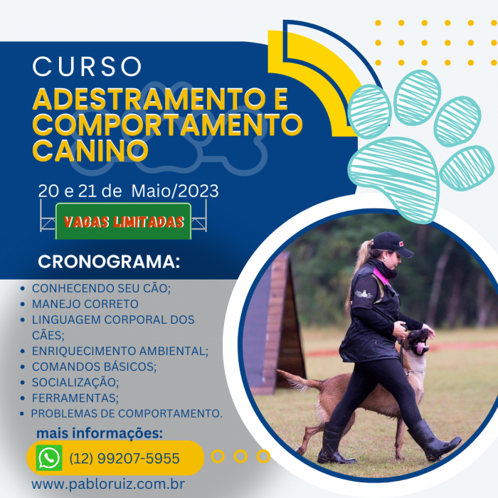 Curso de Adestramento e Comportamento Canino